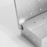 Fumoir à charbon pour barbecue, couvercle à charnière, en acier inoxydable, pour copeaux de bois et gaz